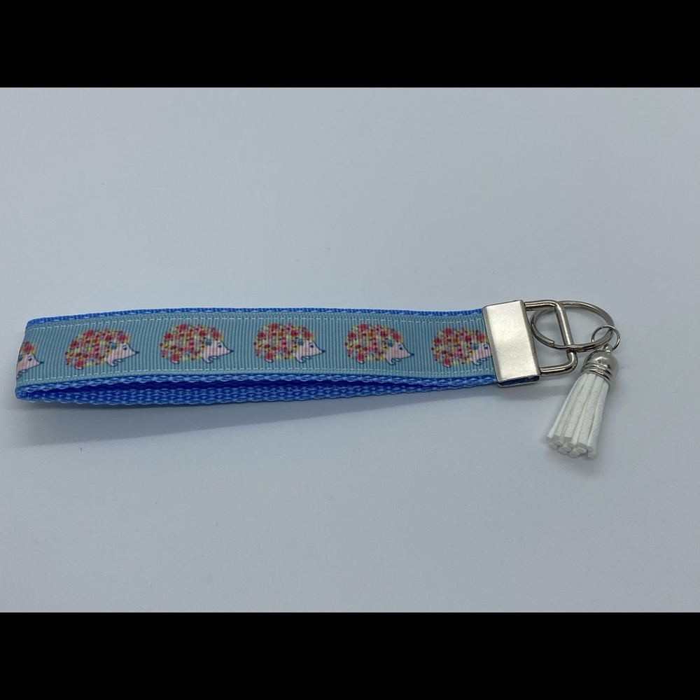 Adorable hedgehog keychain! Handmade